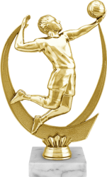 Фигура Волейбол на мраморном цоколе