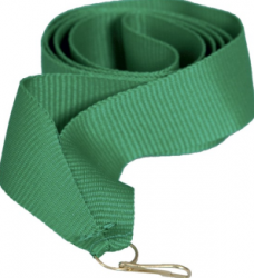 Лента для медалей 22 мм Цвет зеленый