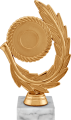 Фигура Эмблема с листом на мраморном цоколе