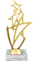 Фигура Звезда Три звезды на мраморном цоколе